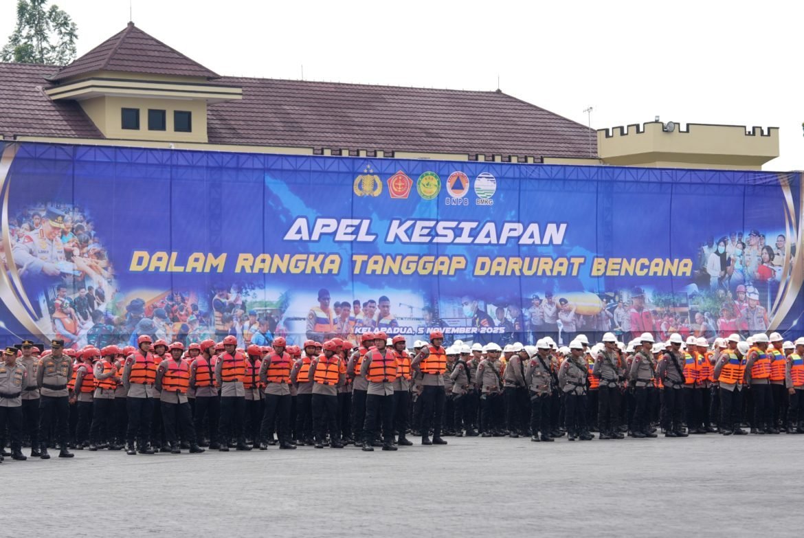 Antisipasi Fenomena Cuaca Ekstrem, Polri Gelar Apel Tanggap Darurat Bencana