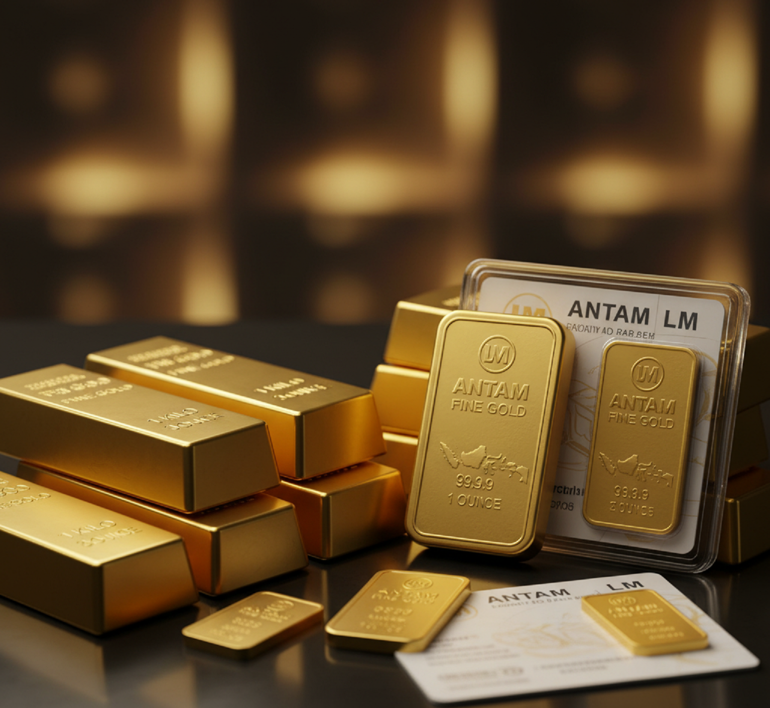 Update Harga Emas Hari Ini di Galeri 24, UBS & Antam, Mulai 0,5–1000 Gram