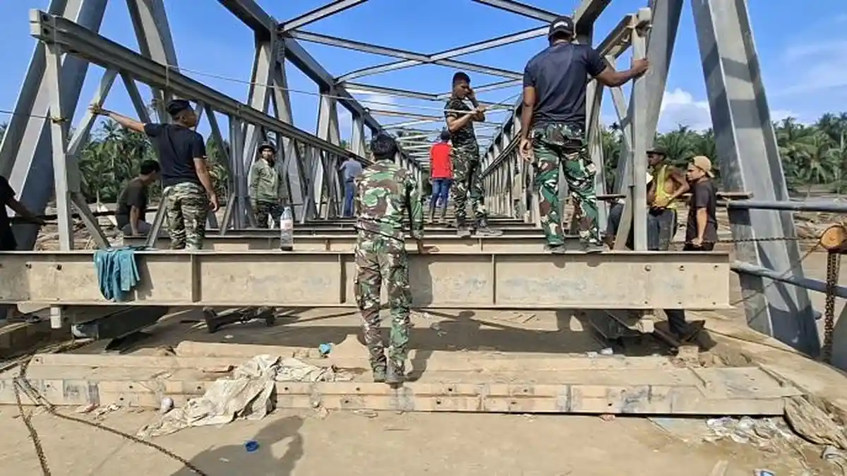 Pemerintah Percepat Pemasangan Jembatan Bailey untuk Pulihkan Mobilitas Nasional