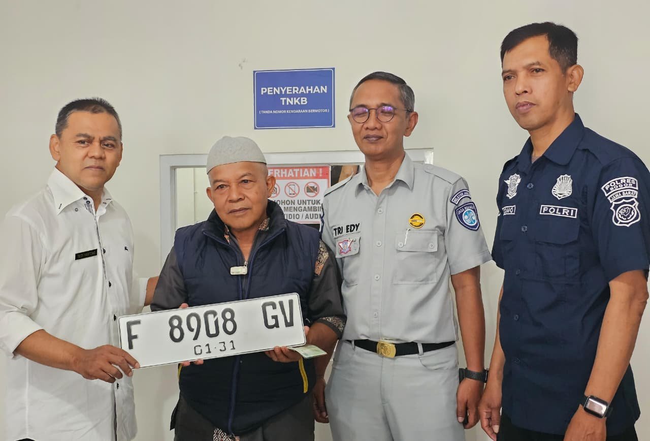 Tim Pembina Samsat Jawa Barat Laksanakan Uji Coba Samsat Pembantu Kabupaten Bogordi Jonggol dan Leuwiliang