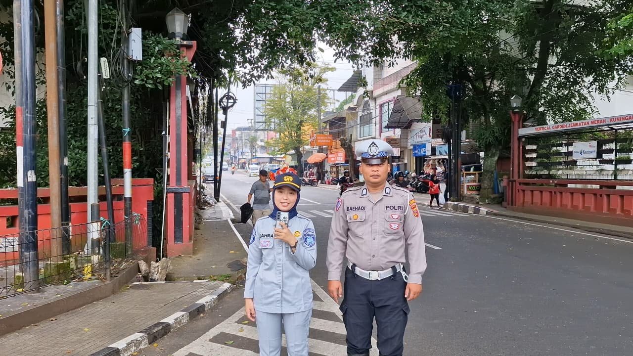 Upaya Keselamatan Lalu Lintas, Jasa Raharja Cabang Cirebon Pantau Arus Lalu Lintas Selama Libur Panjang di Kab Kuningan