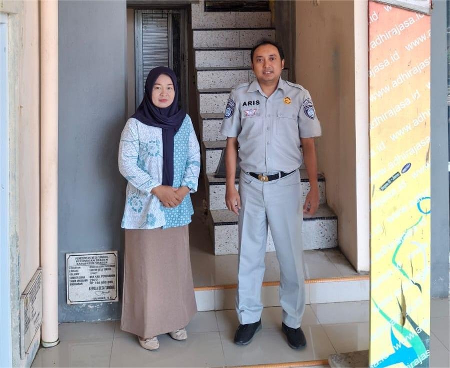 Jasa Raharja Cabang Surakarta Lakukan Kunjungan Survei Ahli Waris dan Koordinasi BUMDes di Desa Tengkil, Kabupaten Sragen