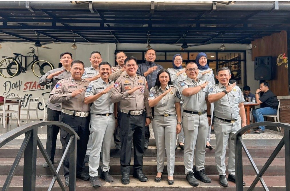 PT Jasa Raharja Kantor Wilayah Sumatera Selatan menghadiri Rapat Forum Komunikasi Lalu Lintas Polrestabes Palembang