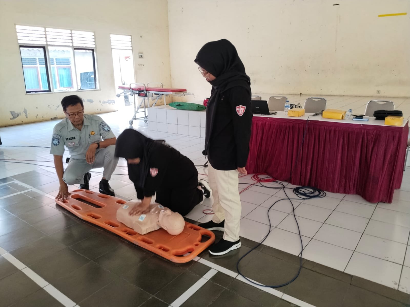 Jasa Raharja Samsat Bantul Bersama Dinas Kesehatan Bantul Gelar PPGD di Balai Desa Wijirejo Pandak