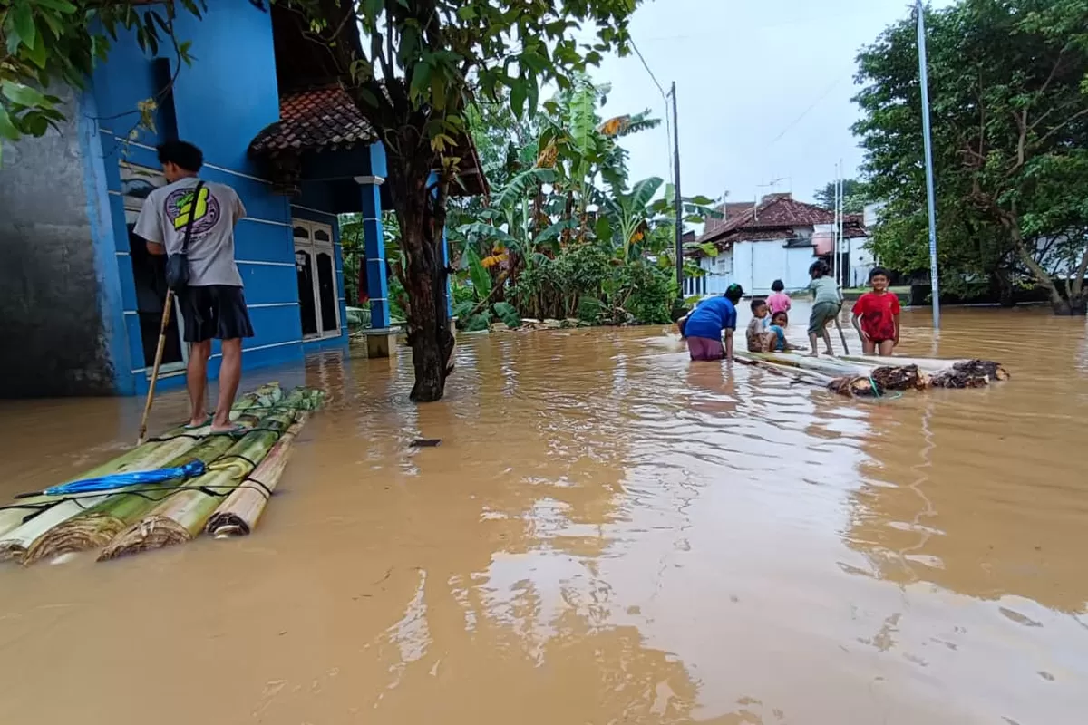 Banjir Landa Welahan, Jepara, Ketinggian Air Capai 1 Meter