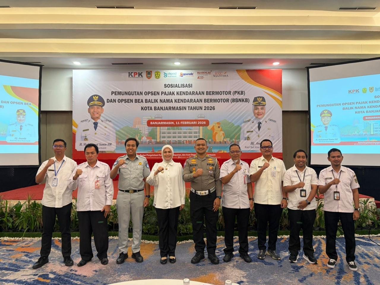 Perkuat Literasi Perlindungan Korban Laka, Jasa Raharja Kalsel Hadiri Sosialisasi Opsen Pajak