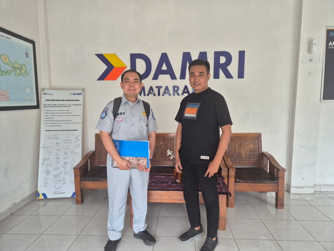 Komitmen Perlindungan Penumpang, Jasa Raharja NTB Laksanakan CRM ke DAMRI