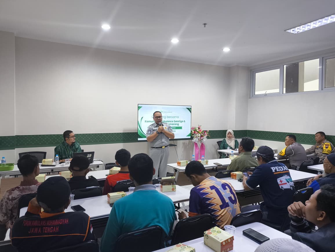 Jasa Raharja Ungaran Bersama RSI Tunas Harapan  Bekali Driver Ambulans Kemampuan PPGD