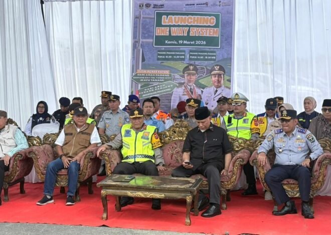 Jasa Raharja Sumbar Hadiri Launching Penerapan One Way Padang – Bukittinggi Pada Periode Lebaran 2026