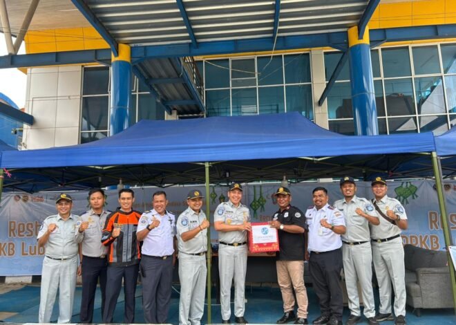 Jasa Raharja Sumatera Barat dan BPTD Lakukan Pengecekan Rem Kendaraan di UPPKB Lubuk Selasih