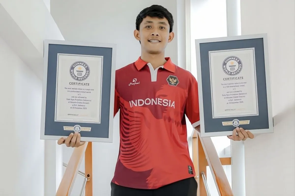 Prestasi Mendunia, Agus Priandana Terima Sertifikat Guinness World Records