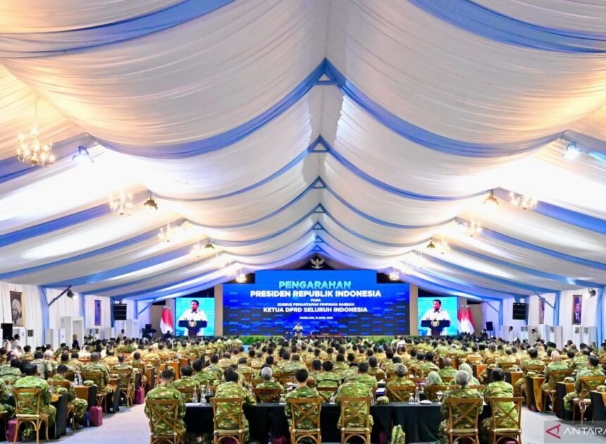 Presiden Prabowo Sampaikan Arahan Dalam Retret Ketua DPRD Seluruh Indonesia di AKMIL Magelang