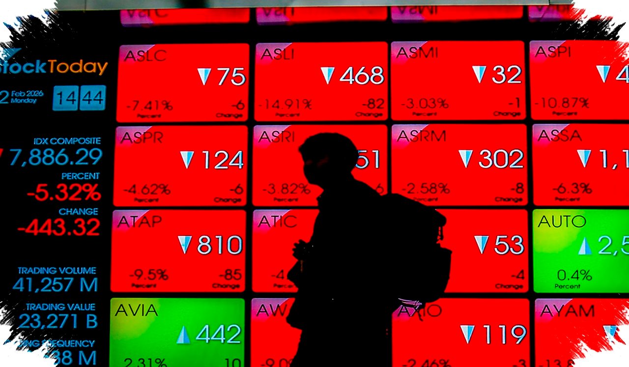 Indeks Harga Saham Gabungan Dibuka di Zona Merah pada Level 7.238