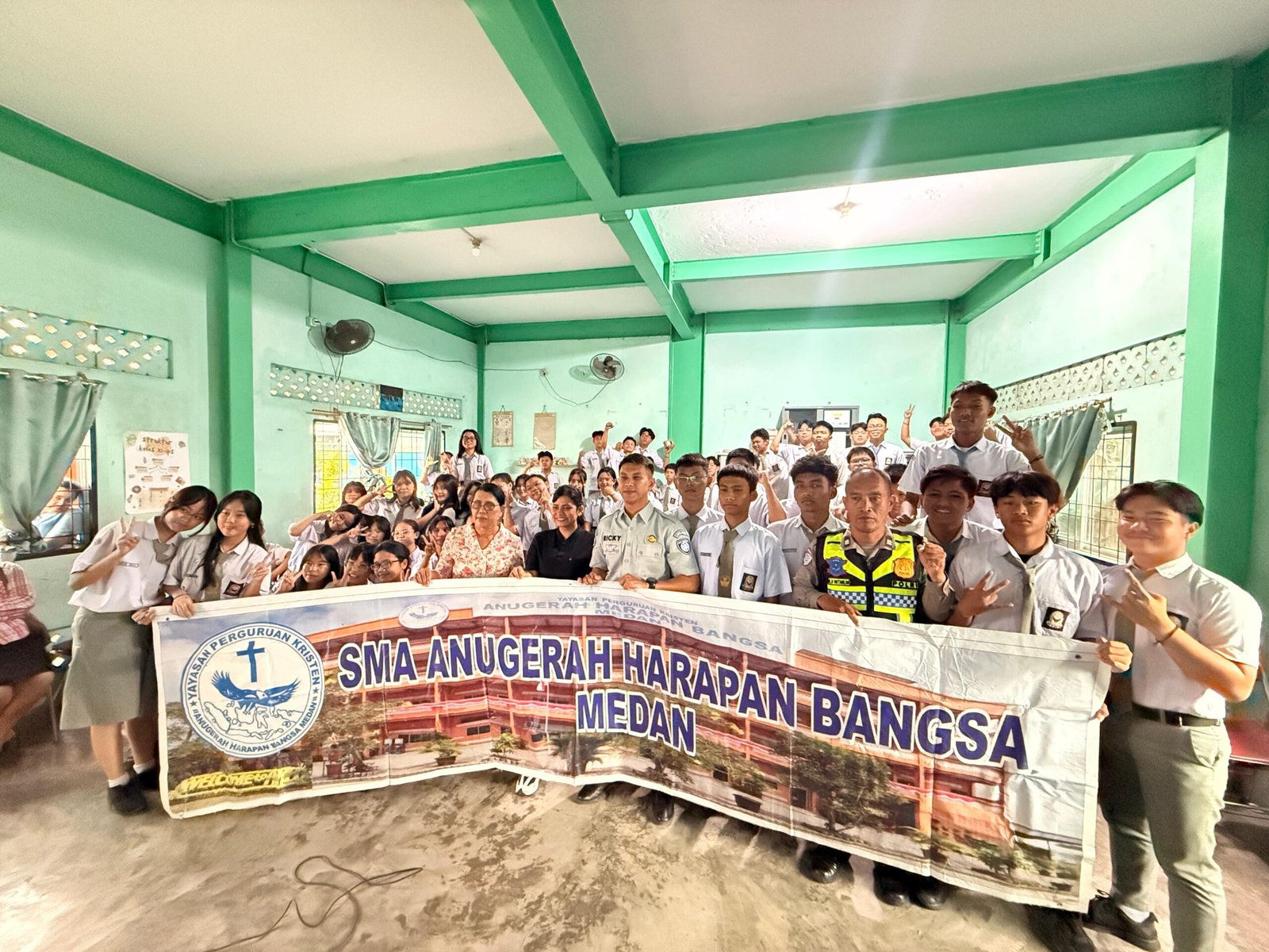 Jasa Raharja Gelar Safety Campaign di SMA Anugrah Harapan Bangsa