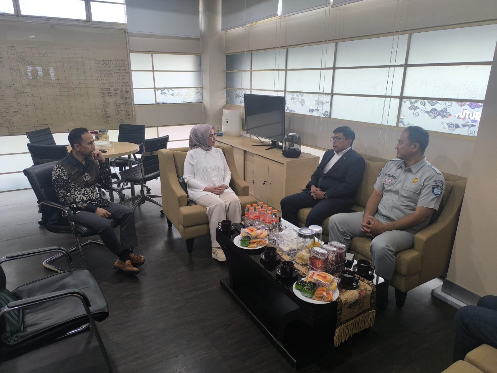 Jasa Raharja Cabang Bandung Melaksanakan Pendataan Kendaraan Bersama Mitra Terkait