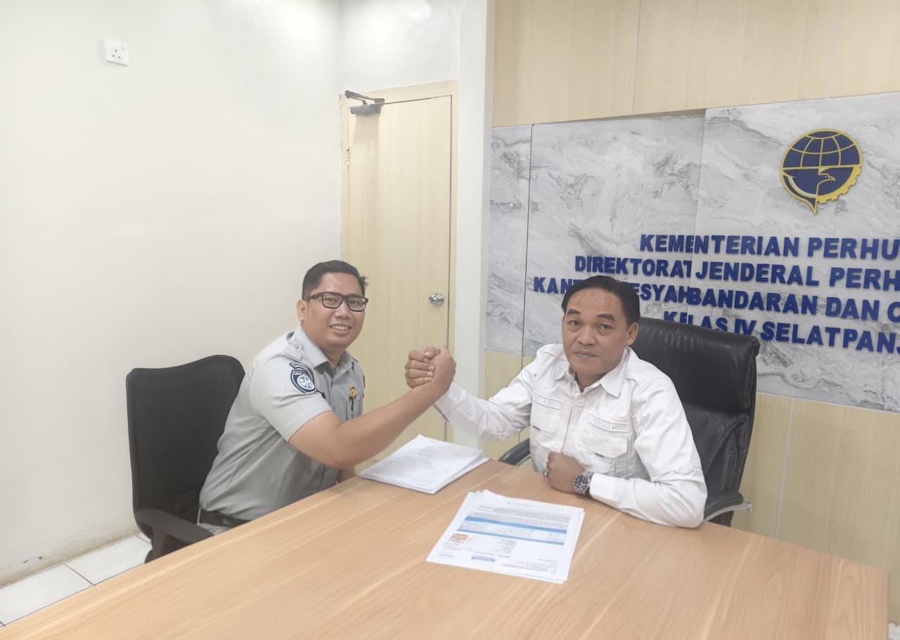 Jasa Raharja Dumai Koordinasi dengan KSOP Selat Panjang Bahas Keselamatan Penumpang Kapal