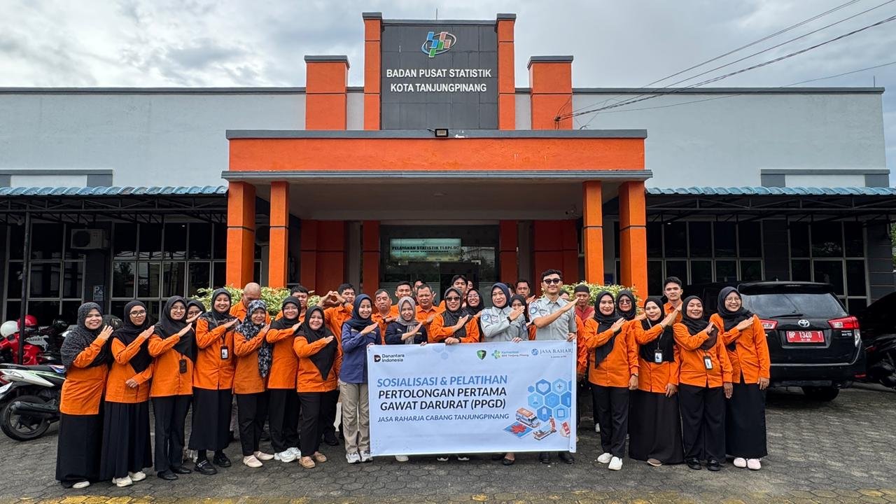 Jasa Raharja Tanjungpinang Gelar Kegiatan PPGD bersama BPS Kota Tanjungpinang