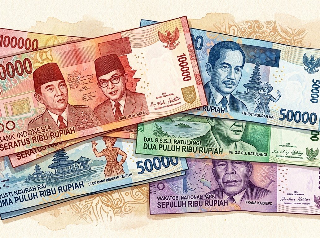 Rupiah Bergerak Tipis, Masih di Kisaran Rp17.721/USD