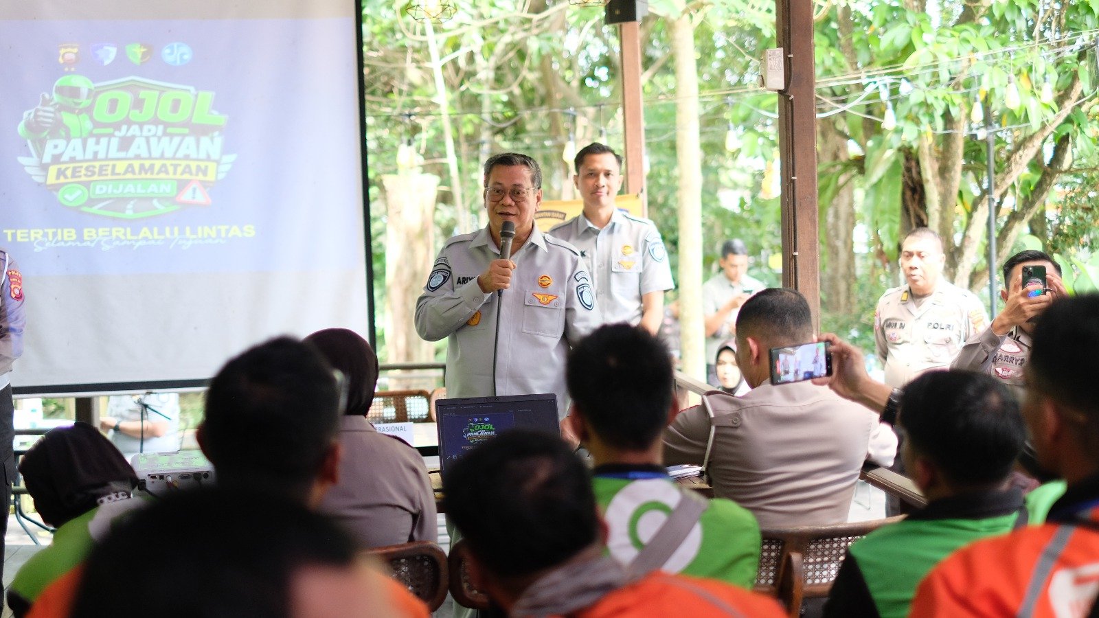 Jasa Raharja Bersama Korlantas Polri Gelar Pelatihan PPGD bagi Pengemudi Ojek Online di Kalimantan Barat