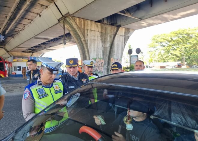 Jasa Raharja Sumbar Bersama Tim Pembina Samsat Gelar Operasi Gabungan di Kawasan Fly Over BIM