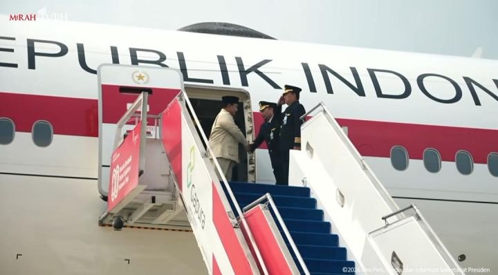 Presiden Prabowo Akhiri Kunjungan Kerja ke Prancis dan Tiba di RI