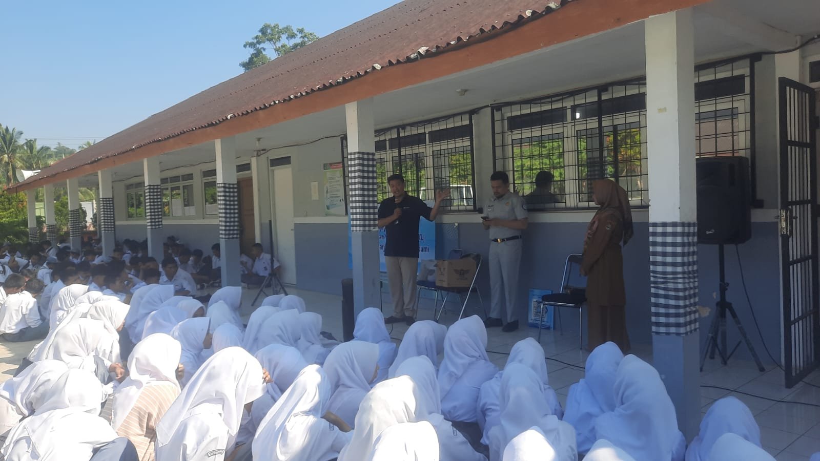 Ajak Keselamatan Berlalu Lintas, Jasa Raharja Cabang Sukabumi Sosialisasi Pengajar Peduli Keselamatan Lalu Lintas (PPKL) di Civitas SMKN 1 Gegerbitung Sukabumi