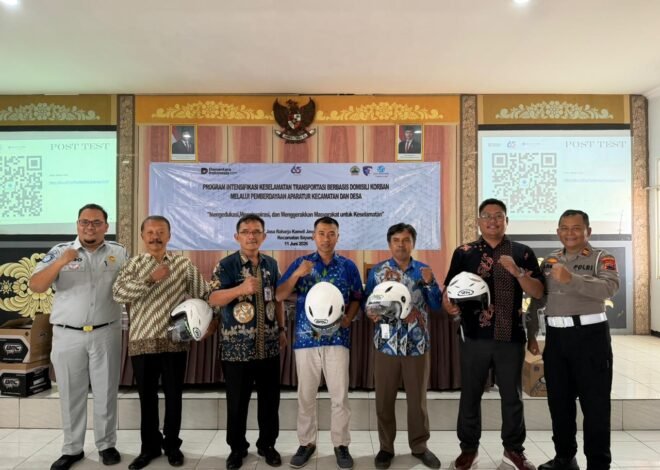 Tekan Angka Kecelakaan, Jasa Raharja Gelar Intensifikasi Keselamatan Transportasi Berbasis Domisili Korban di Kecamatan Sayung