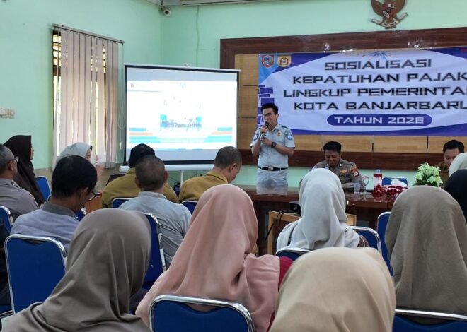 Perkuat Kesadaran Wajib Pajak, Tim Pembina Samsat Banjarbaru Sosialisasi di Kelurahan Guntung Payung