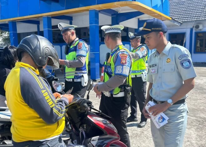 Operasi Gabungan Gakum di Bantul, Sinergi Tiga Instansi Tekan Pelanggaran Pajak Kendaraan