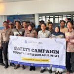 Tingkatkan Keselamatan Berlalu Lintas, Jasa Raharja Gelar Safety Campaign untuk Sopir Truk di Pelabuhan Malundung Tarakan