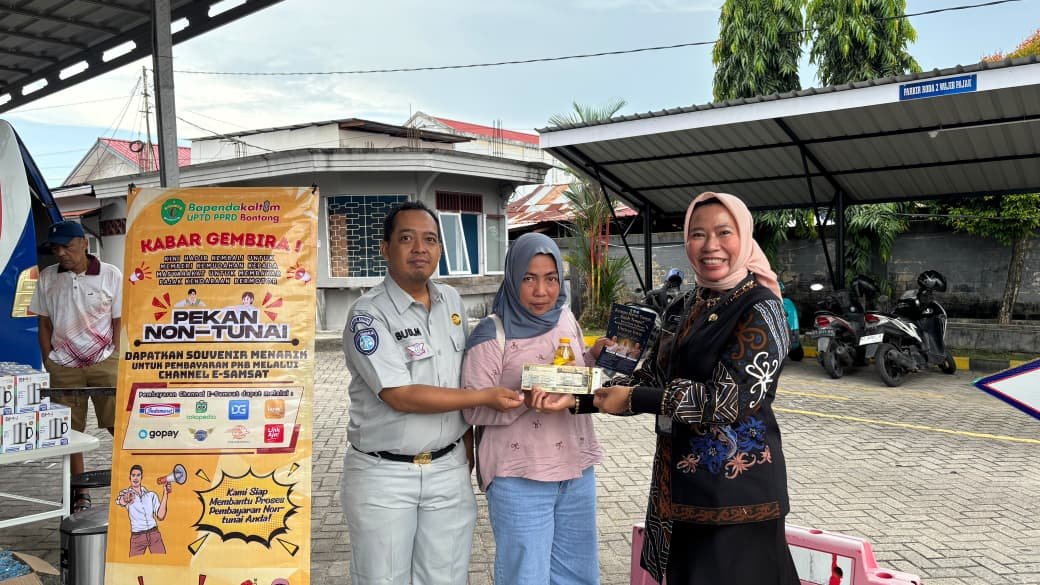 Kolaborasi Lintas Instansi UPTD PPRD Samsat Bontang dan Jasa Raharja Perwakilan Bontang Tingkatkan Minat Wajib Pajak Melalui Edukasi dan Apresiasi