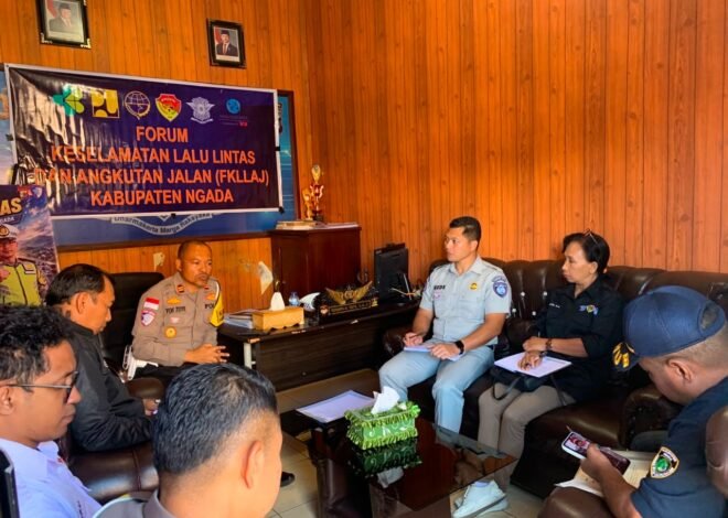 Kepolisian dan Jasa Raharja Kabupaten Ngada Gelar Rapat Bahas Persiapan Pembentukan Forum Lalu Lintas Angkutan Jalan Tahun 2026