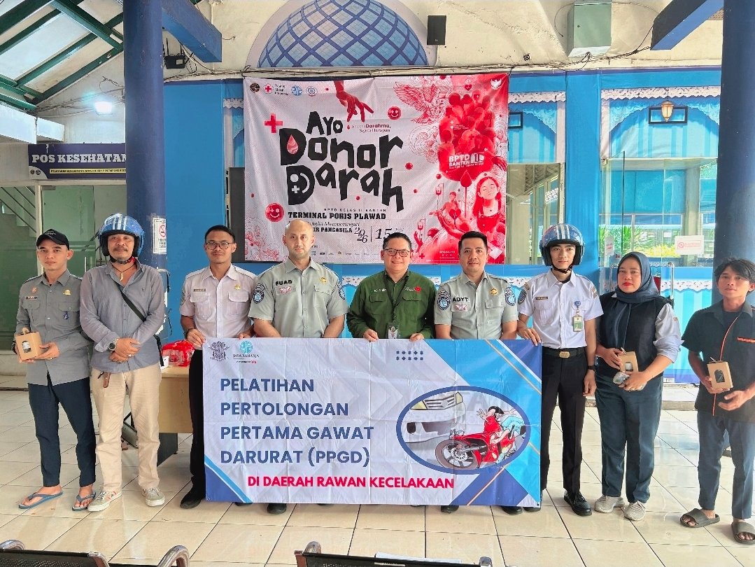  Cegah Fatalitas Jasa Raharja Tangerang Melaksanakan Penanganan Pertama Gawat Darurat di Terminal Poris