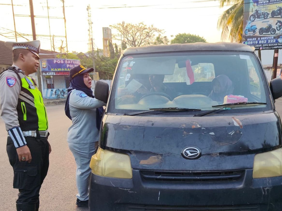 Operasi Gabungan di Simpang Taman Kota, Samsat Metro dan Satlantas Tingkatkan Kepatuhan Pengendara
