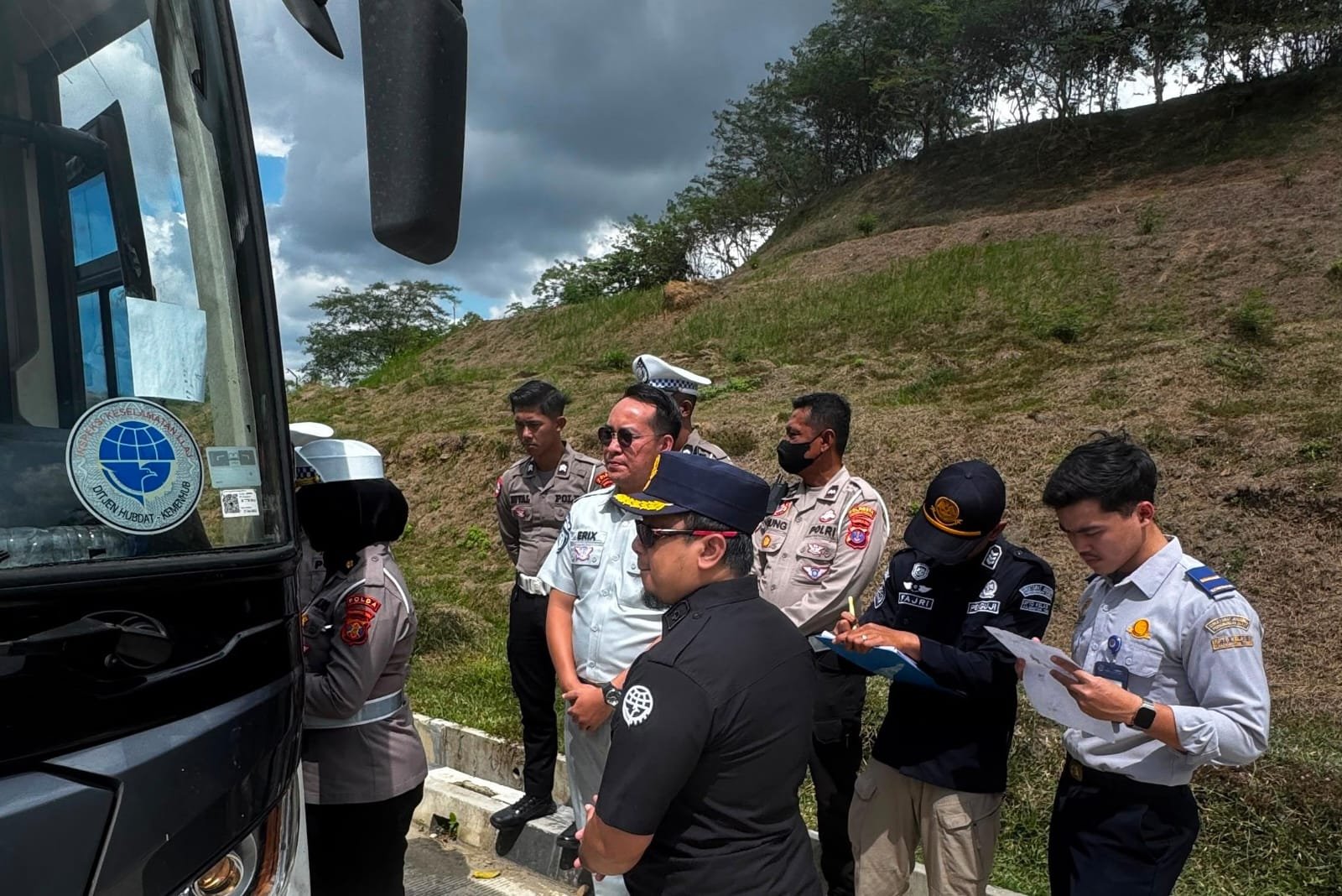 Kolaborasi untuk Keselamatan, Jasa Raharja Dukung Rampcheck Angkutan Umum di IKN