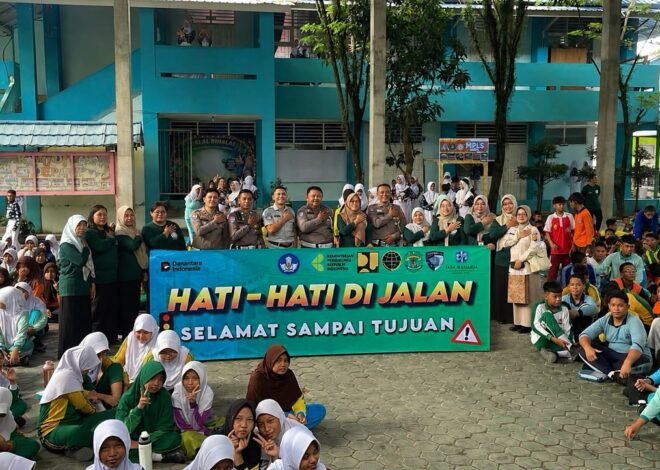 Tanamkan Budaya Tertib Berlalu Lintas Sejak Dini, Jasa Raharja Gelar PPKL dan Safety Campaign di SMP Negeri 10 Balikpapan
