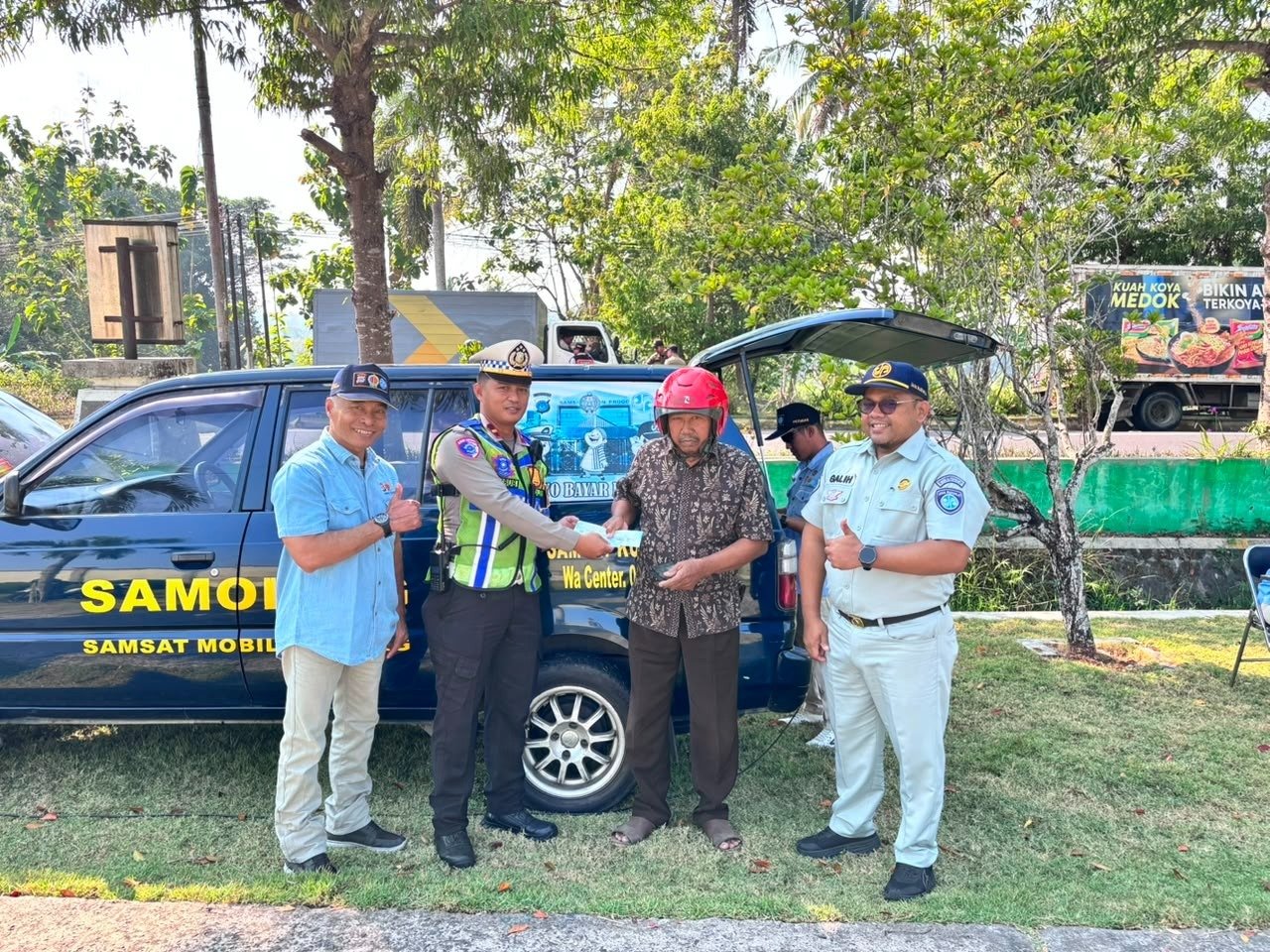 Dorong Kesadaran Wajib Pajak Kendaraan, Operasi Gabungan PKB dan SWDKLLJ Digelar di Kulon Progo