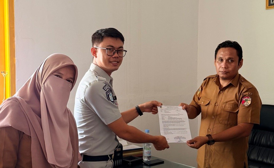 Jasa Raharja Sulteng Bersama Tim Samsat Touna Gelar SIGAP Instansi di Dinas Kominfo Tojo Una-una