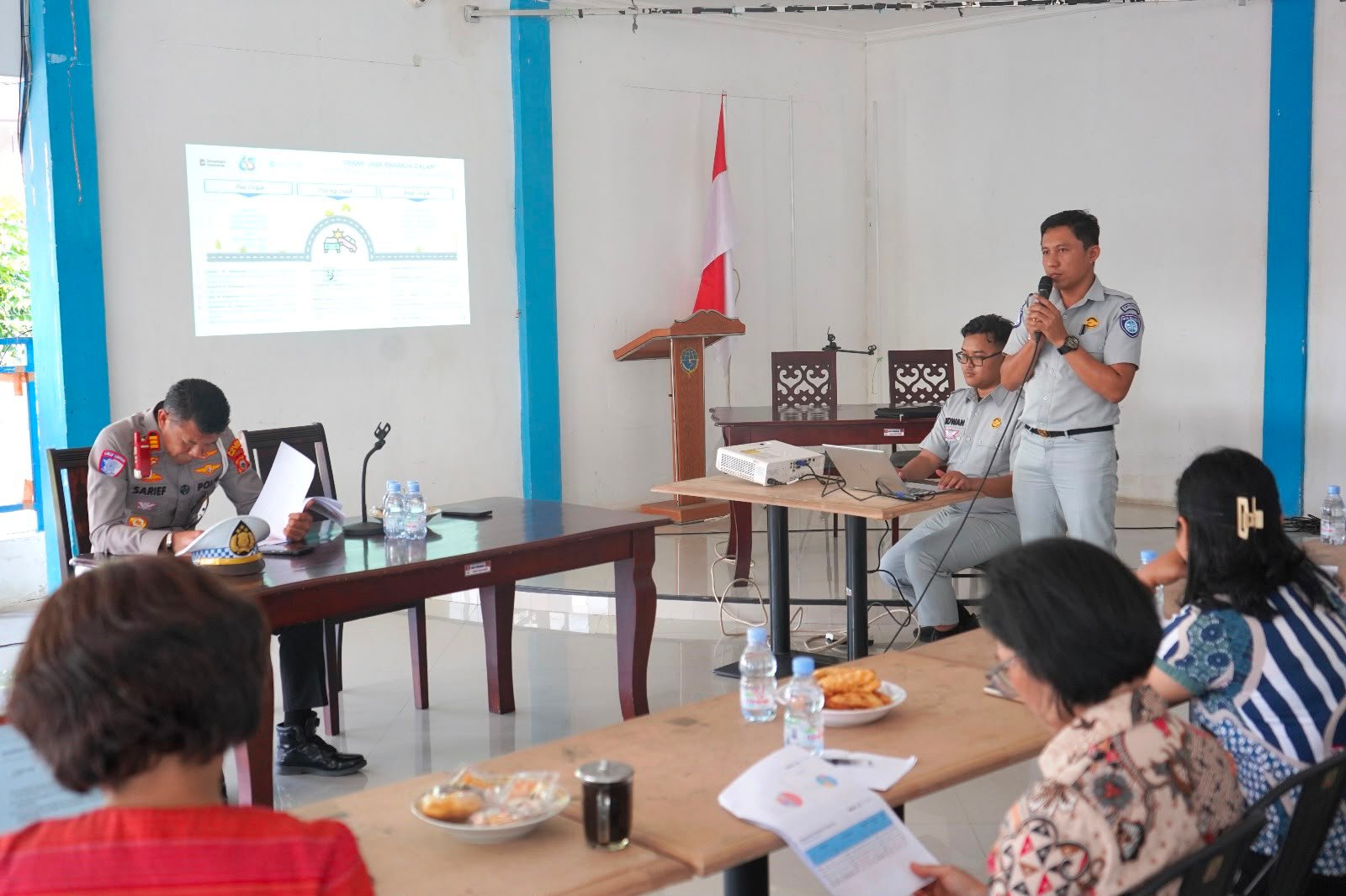Jasa Raharja Palopo Perkuat Sinergi Keselamatan Melalui Forum Lalu LintasAngkutan Jalan (FLLAJ) di Kabupaten Tana Toraja