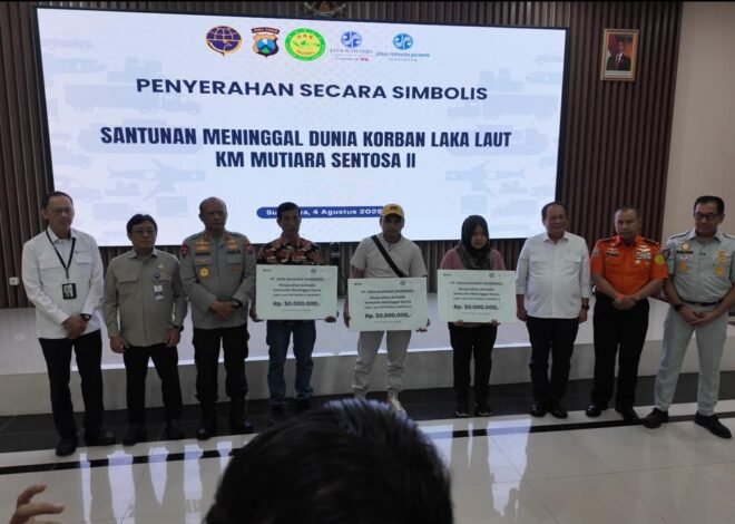 Direktur Utama Jasaraharja Putera Tinjau Langsung Penanganan Korban Kebakaran KMP Mutiara Sentosa II dan Serahkan Santunan Klaim, Pastikan Perlindungan Korban Berjalan Optimal