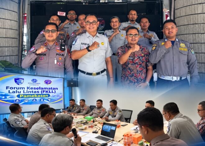 PT. Jasa Raharja (Persero) Cabang Pamekasan Mengadakan Kegiatan Rapat  Forum Lalu Lintas dan Angkutan Jalan