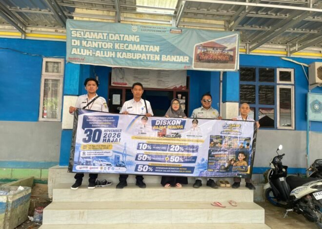 Tim Pembina Samsat Martapura Perluas Informasi Relaksasi Pajak Kendaraan Bermotor 2026 hingga Kecamatan Aluh-Aluh dan Tatah Makmur