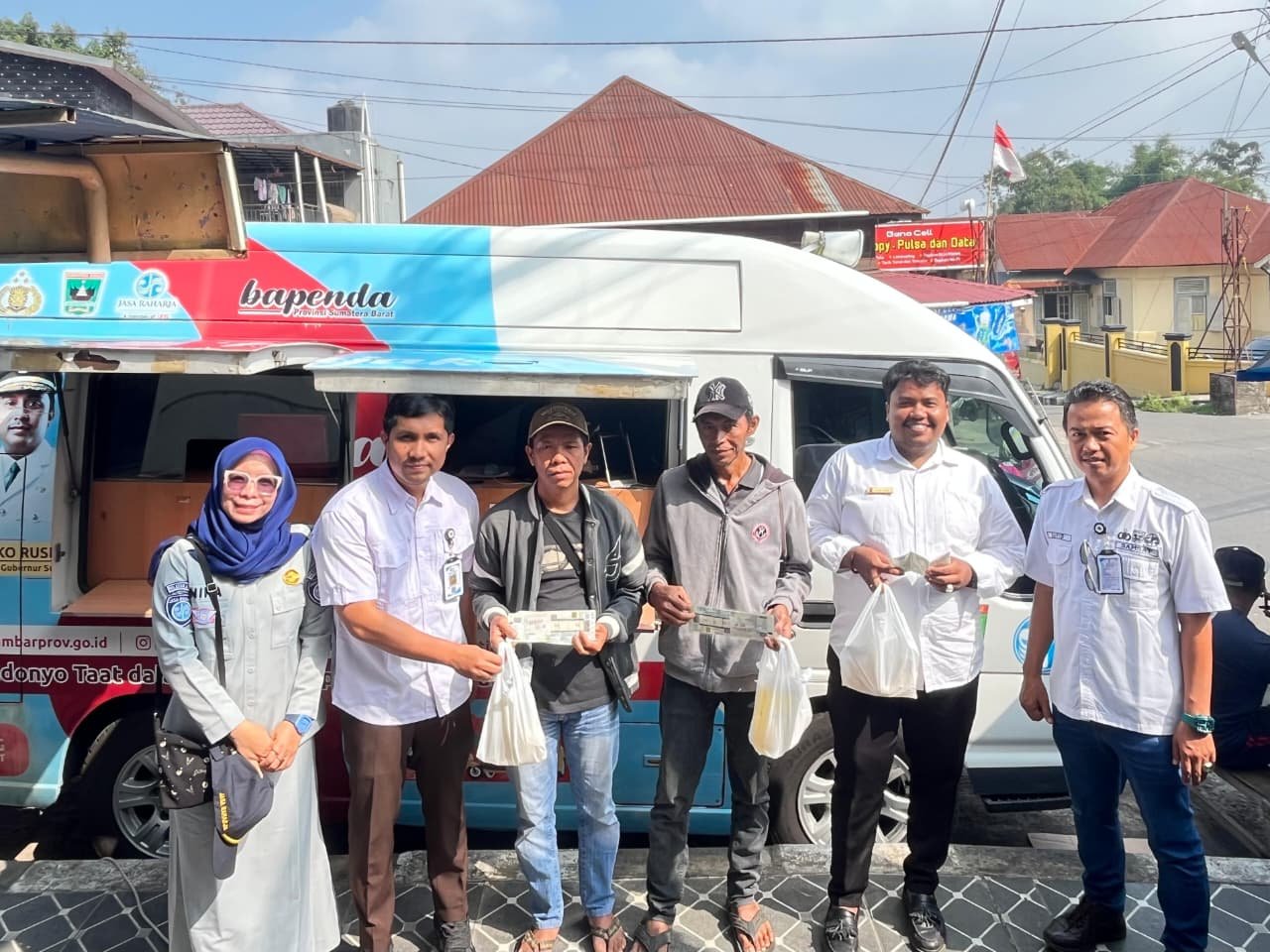 Samsat Keliling Hadir di Sungai Pua, Jasa Raharja Bersama Tim Pembina Samsat Dekatkan Pelayanan kepada Masyarakat
