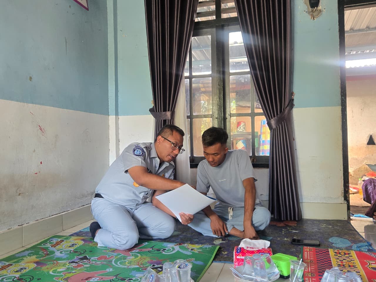 Wujud Kepedulian, Kepala Jasa Raharja NTB Sambangi Ahli Waris Korban Laka