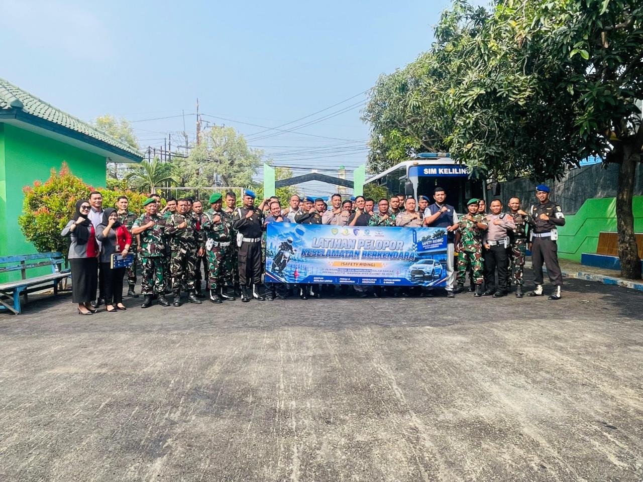Jasa Raharja Indramayu Perkuat Edukasi Keselamatan dan Kenalkan Aplikasi Jasfren kepada Anggota TNI