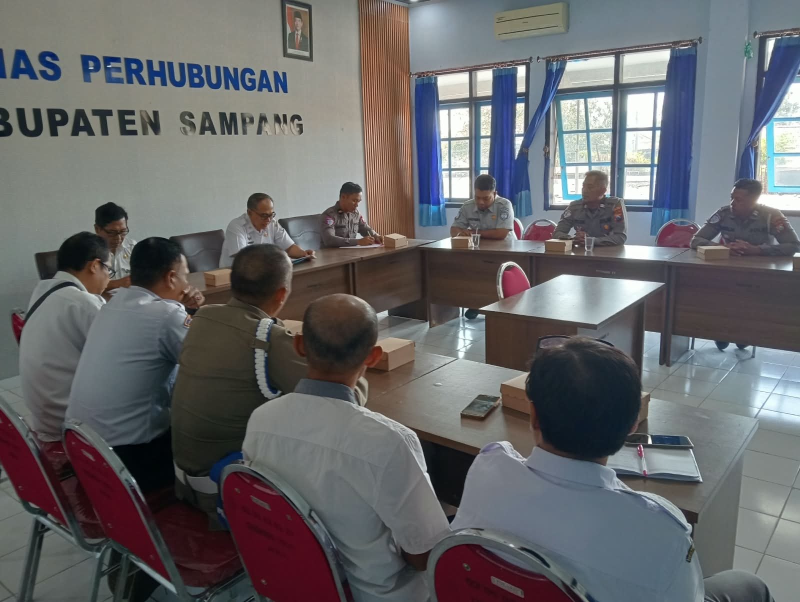 PT. Jasa Raharja (Persero) Cabang Pamekasan mengikuti Rapat Forum Lalu Lintas dan Angkutan Jalan (FLLAJ) di Kabupaten Sampang