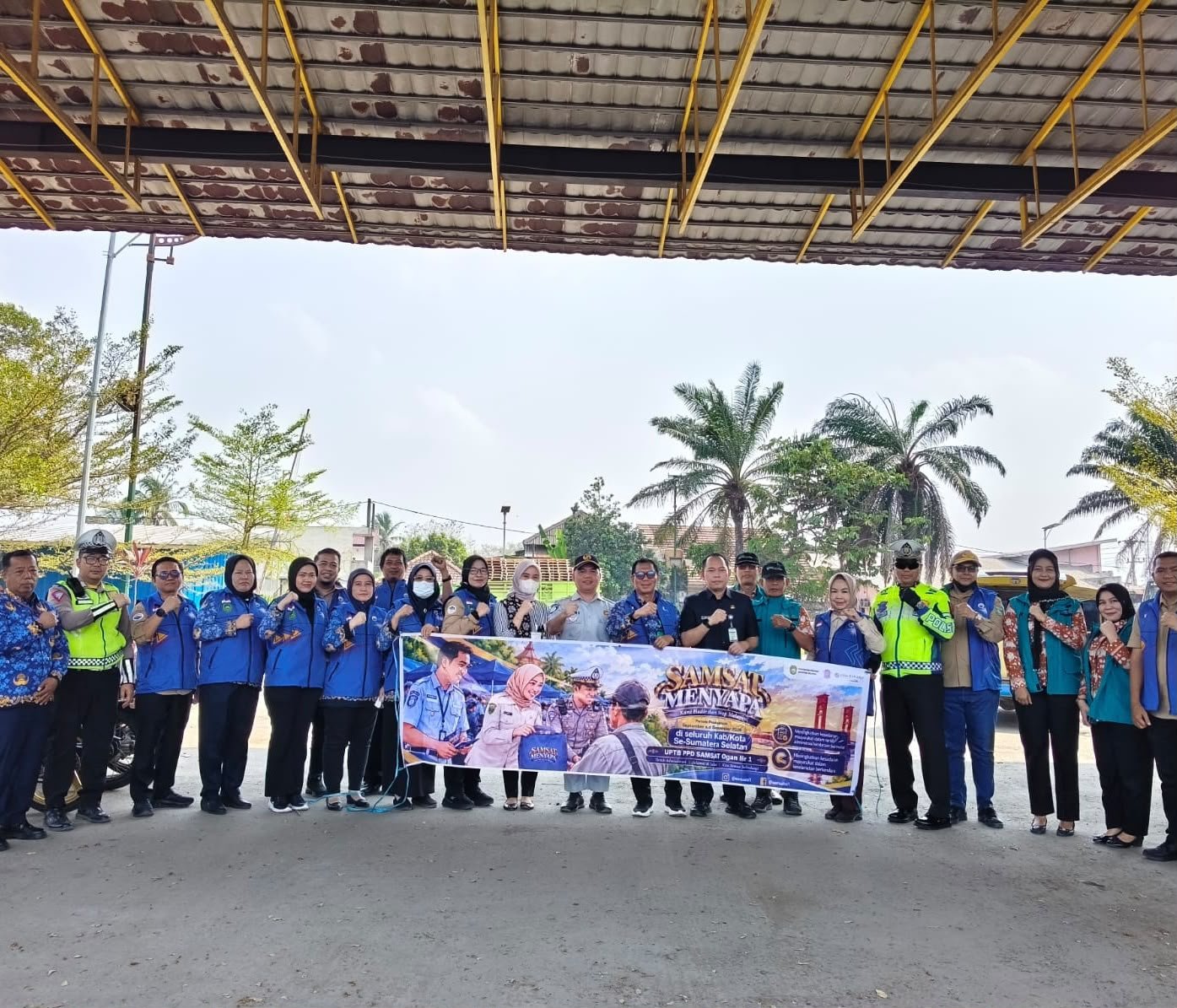 Samsat Ogan Ilir 1 Gelar ‘Samsat Menyapa’ di Indralaya Utara Tingkatkan Kepatuhan PKB