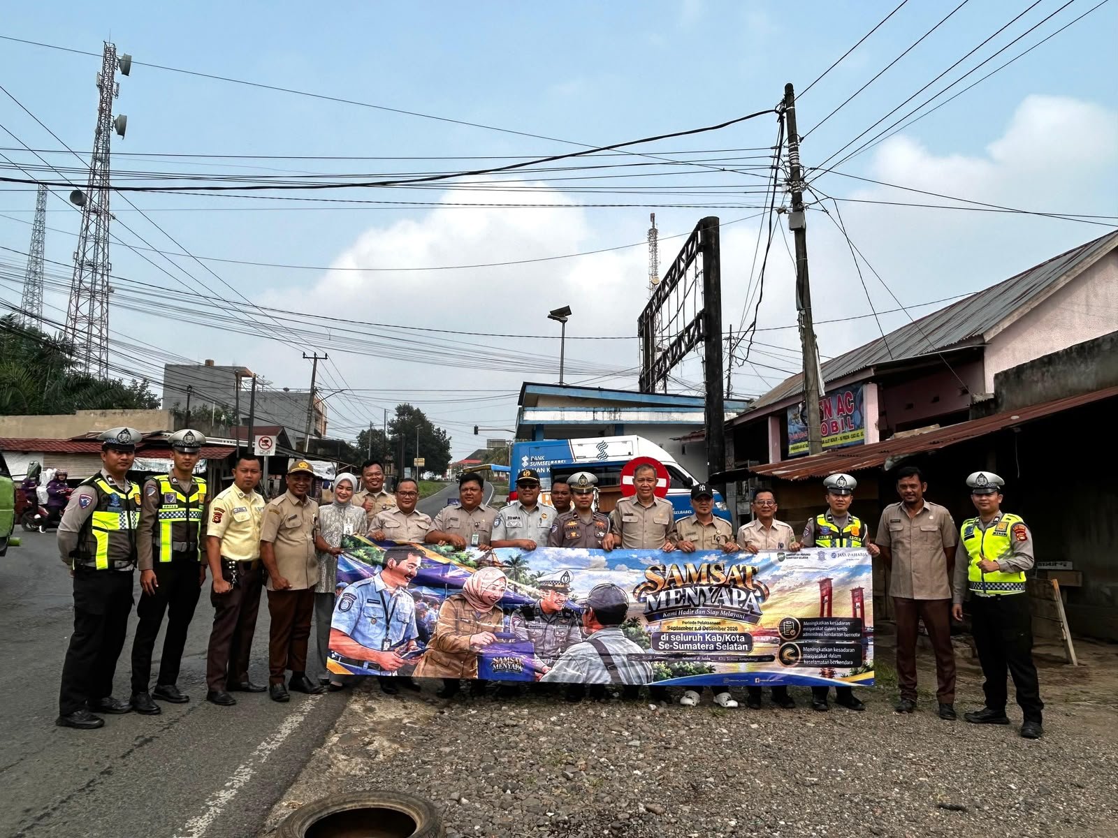 Tingkatkan Kepatuhan PKB, Tim Samsat Empat Lawang Gelar Samsat Menyapa