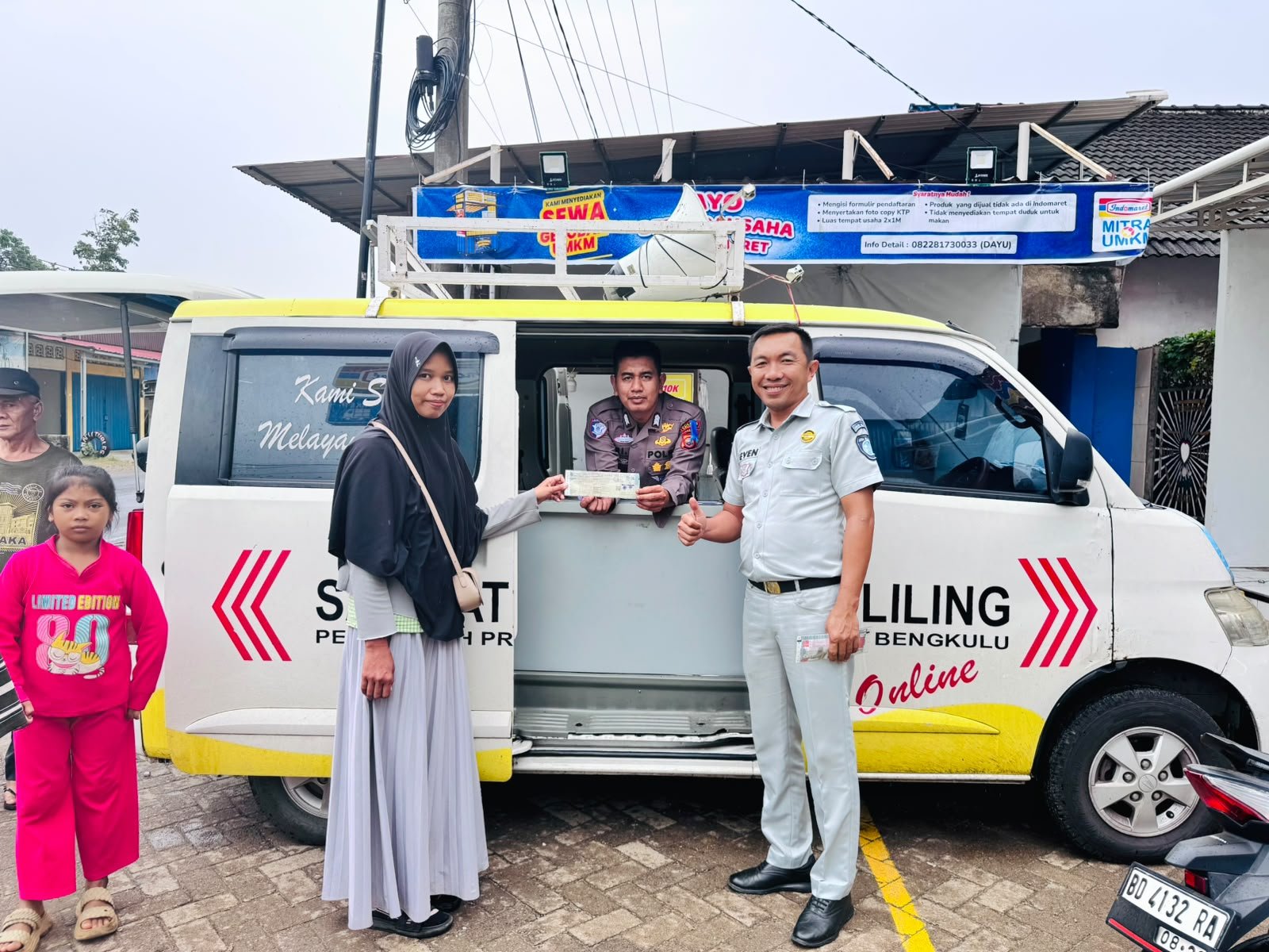 Dekatkan Pelayanan kepada Masyarakat, Tim Pembina Samsat Seluma Gelar Samsat Halte